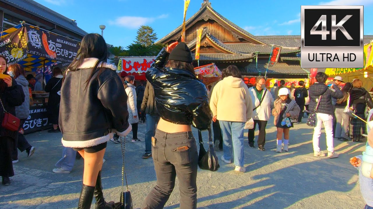 豊川稲荷の初詣を歩く Walking around Toyokawa Inari Shrine for the first time of the year