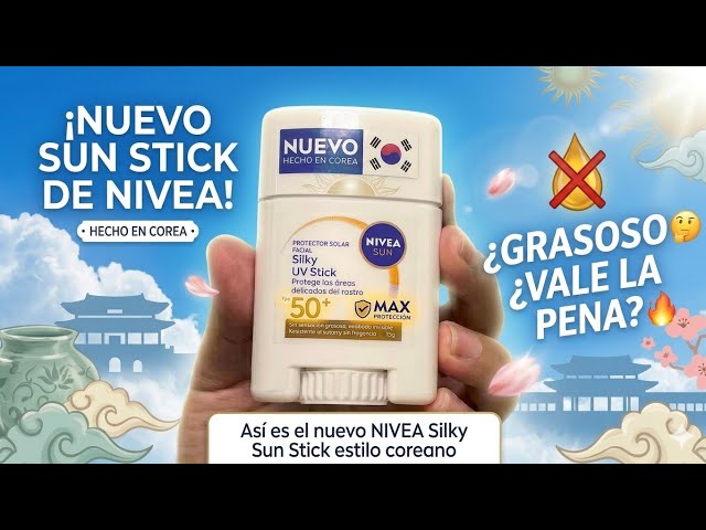 Vídeo relacionado con NIVEA SUN - Stick UV Tacto Sedoso SPF 50+ - Protección Solar Facial Experta - Zonas Delicadas del Rostro - Invisible, Resistente al Sudor y Sin Perfume - Todo Tipo de Piel - 15 g