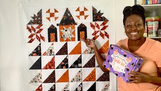 Halloween Quilt From limited Edition 2024 Spooky Box