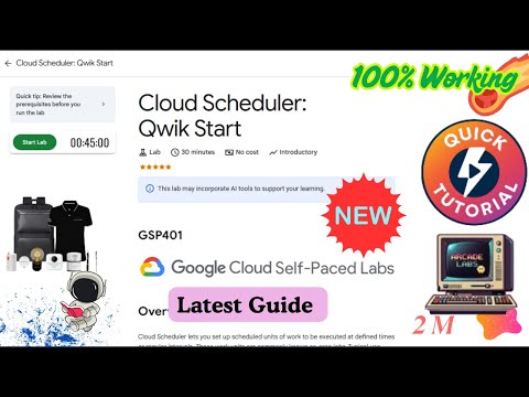 Cloud Scheduler: Qwik Start | GSP401| Quick N Easy Guide | #qwiklabs #arcade