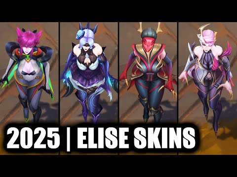 ALL ELISE SKINS SPOTLIGHT 2025 | League of Legends