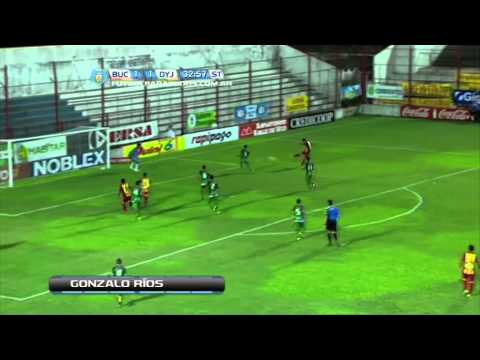 Gol de Gonzalo Ríos. Boca Unidos 2 Defensa 1.Fecha 24.Torneo Primera B Nacional.FPT