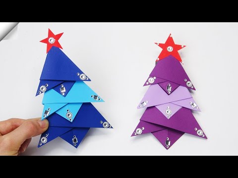 DIY christmas tree Christmas paper crafts 2024 Christmas tree easy