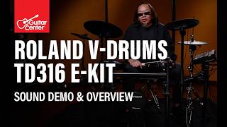 Video thumbnail for NEW Roland V-Drums TD316 Electronic Drum Set | Sound Demo and Overview with Curt Bisquera by Guitar Center