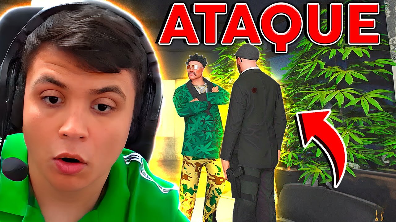 ATAQUE A PLANTAÇÃO RIVAL 🌿 no GTA RP (Paulinho o LOKO)