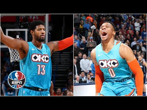Paul George’s 39, Russell Westbrook’s triple-double power Thunder vs. Magic | NBA Highlights