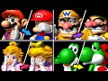 Mario Kart 64 HD All Characters Winning Losing Animations N64