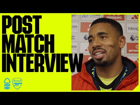 GABRIEL JESUS | His goal, the team performance and all three points | Nottingham Forest vs Arsenal
