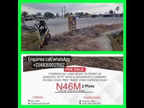 Commercial Property For Sale Lekki Free Trade Zone Dangote Refinery Road Ibeju-Lekki Lagos