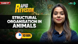 Structural Organization in Animals | CBSE Class 11 Biology | Full Chapter in 🔟 Mins | Rapid Revision