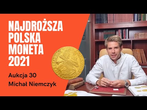 NAJDROŻSZA POLSKA MONETA 2021 roku - Aukcja 30 Michał Niemczyk - Zygmunt III Waza. Portugał 1614