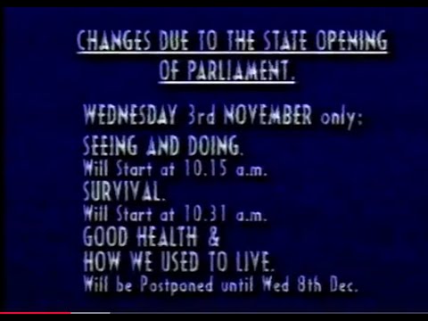 ITV Schools interval - Basic Maths / Middle English - Autumn 1982