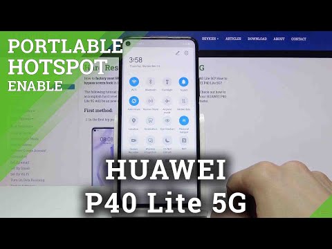 How to Enable Portable Hotspot on HUAWEI P40 Lite 5G – Use Portable Hotspot