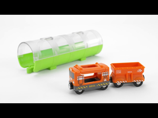 Video teaser for BRIO World - 33891 Cargo Train & Tunnel