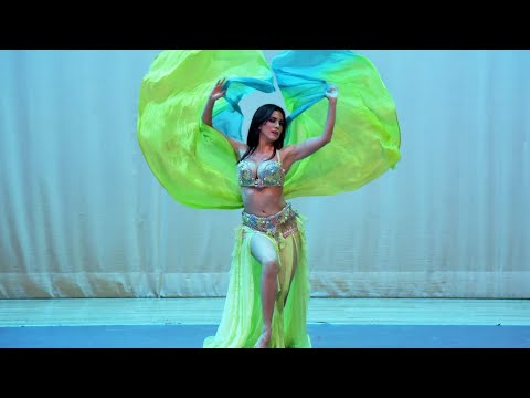Bellydance Veil Fusion and Drum Solo