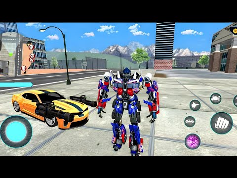 Optimus Prime Multiple Transformation Jet Robot Car Game 2020 - #2 Android Gameplay