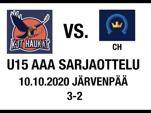 (HD) KJT Haukat vs. K-Espoo Ch (U15 AAA sarjaottelu, 10.10.2020 Järvenpää, 3-2)