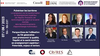 Conference by Alain Goudey on generative AI in higher education, Laval University Canada, June 2023