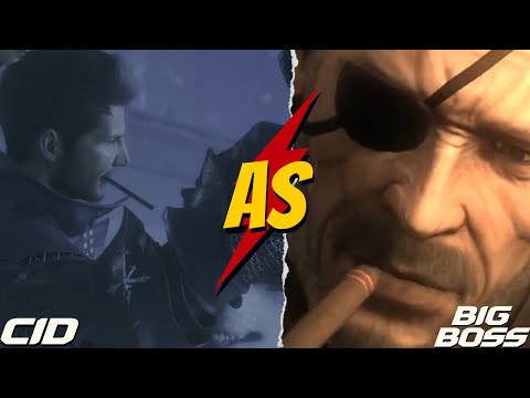 Cid is Big Boss from Metal Gear Solid FINAL FANTASY XVI