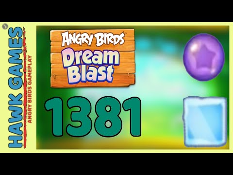 Angry Birds Dream Blast Level 1381 - Walkthrough, No Boosters