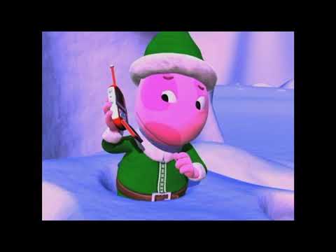 The Backyardigans The Action Elves Fail into a Snow Bank and Uniqua calls Santa PAL