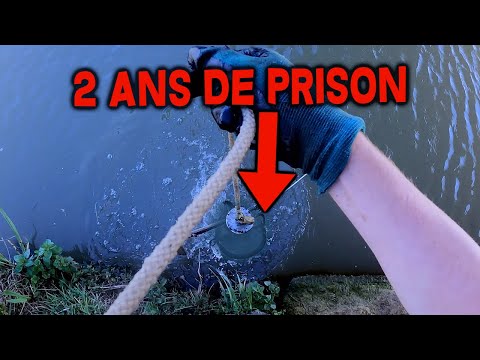 We found a totally prohibited object in magnet fishing!