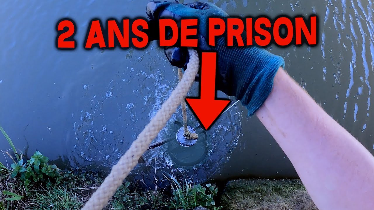 Watch video On trouve un objet totalement interdit en pêche à l'aimant ! On trouve un objet totalement interdit en pêche à l'aimant !