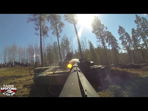 T-72M1 Turret Machine Gun Fire - Set II #3 - Rear View Camera - Parola Armour Museum