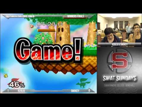 Swat Sundays #8: R2DLiu (Fox, Marth) vs Smokey (Falco, Fox) - Winners Finals