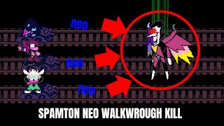 AYO SPAMTON NEO NOW? DELTERUNE SPAMTON NEO FIGHT NORMAL ROUTE (KILL)