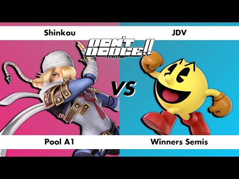 DON'T DODGE!! Shinkou (Sheik) vs JDV (PAC-MAN) [Pool A1 Winners Semis]