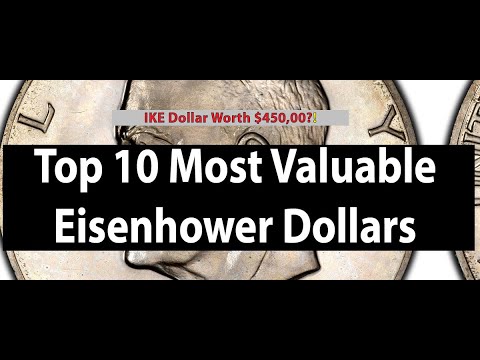 Top 10 Eisenhower Dollars The Most Valuable Ike Dollar Coins Known
