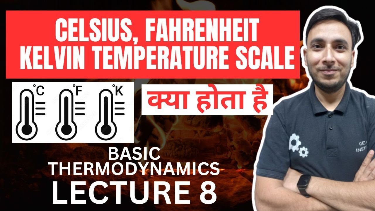 Temperature Scales in Hindi || Celsius, Fahrenheit and Kelvin Temperature Scale
