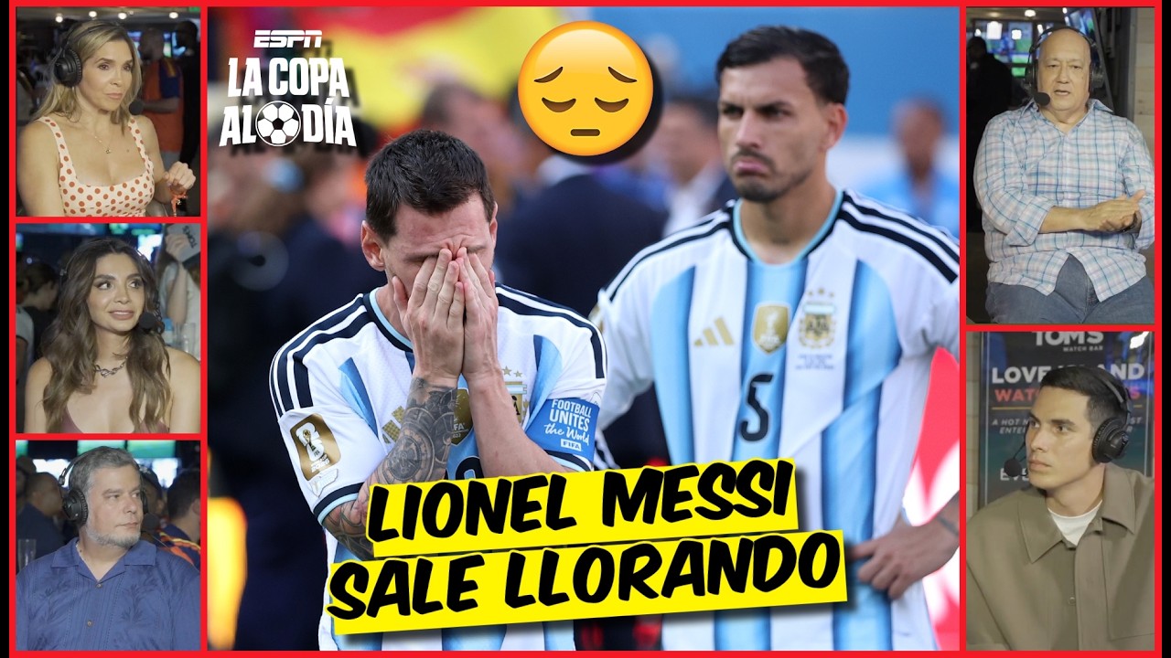 LIONEL MESSI se DESPIDE del MUNDIAL en LÁGRIMAS tras CAER ante ESPAÑA | La Copa Al Día