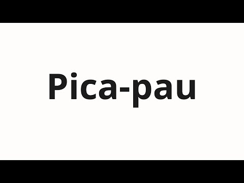 How to pronounce Pica-pau