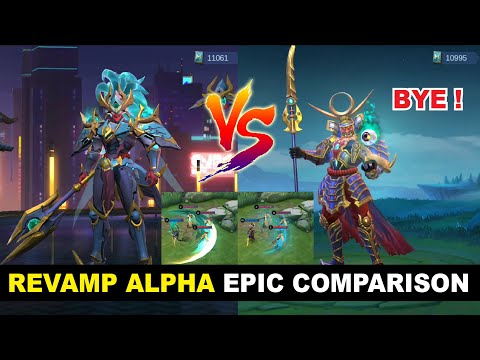 Revamp Alpha Epic SKIN COMPARISON 2022 | Onimusha Commander release lucky box MLBB today