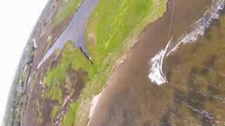 preview picture of video '2013-05 OBX kitesurfing, Avon NC, 7 mile downwinder'