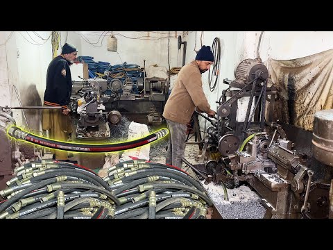 Incredible Manufacturing Of Hydraulic Hoses Pipe Process
