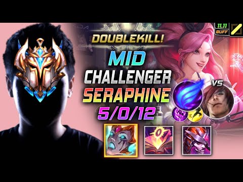 Challenger Seraphine MID vs Sett - 챌린저 미드 세라핀 템트리 룬 리안드리 난입 セラフィーン Серафина 星籁歌姬 瑟菈紛 - LOL KR 11.11