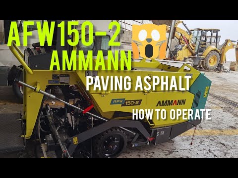 AMMANN AFW 150-2  PAVING ASPHALT MACHINE PAANO MAG OPERATE