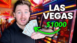 Gambling $1000 on the Las Vegas Strip (Slots) 🇺🇸