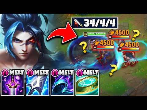 Kayn but I go mid lane and drop 34 kills like it's nothing (BLUE KAYN IS BROKEN)