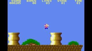 The Great Giana Sisters Amiga Gameplay - Vintage 80s Jumping Fu
