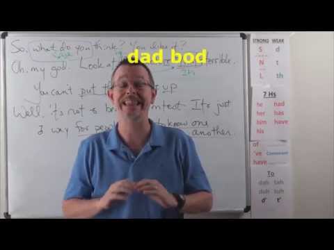 Learn English: Daily Easy English Expression 0780: a dad bod (a daddy body)