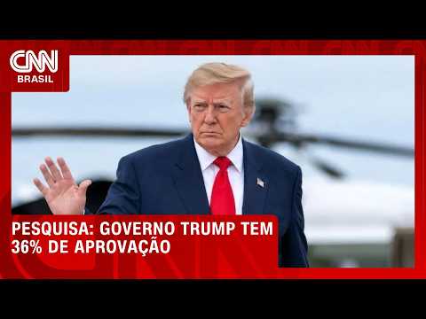 Governo Trump conta com apenas 36% de taxa de aprovação, aponta pesquisa | CNN 360º
