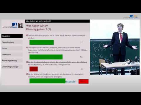 Schuldrecht I - 11 - Untergang der Gegenleistung + weitere Folgen der Unmöglichkeit