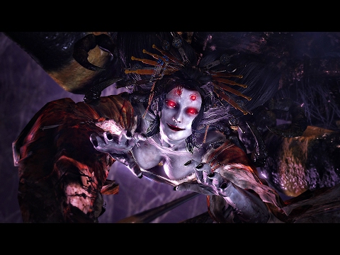 Nioh - Joro-gumo Boss Fight [1080P 60FPS] PS4 PRO
