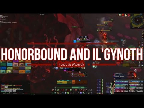 Mythic Il'Gynoth Wipe Progression - Unholy DK POV (On Bitch Duty)