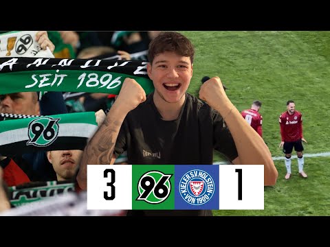 More exciting than it needed to be…🫣 | HANNOVER 96 VS HOLSTEIN KIEL STADIUM VLOG