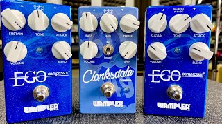Video thumbnail for Is it better to use a compressor before or after overdrive/distortion? Vlog #12 by Wampler Pedals